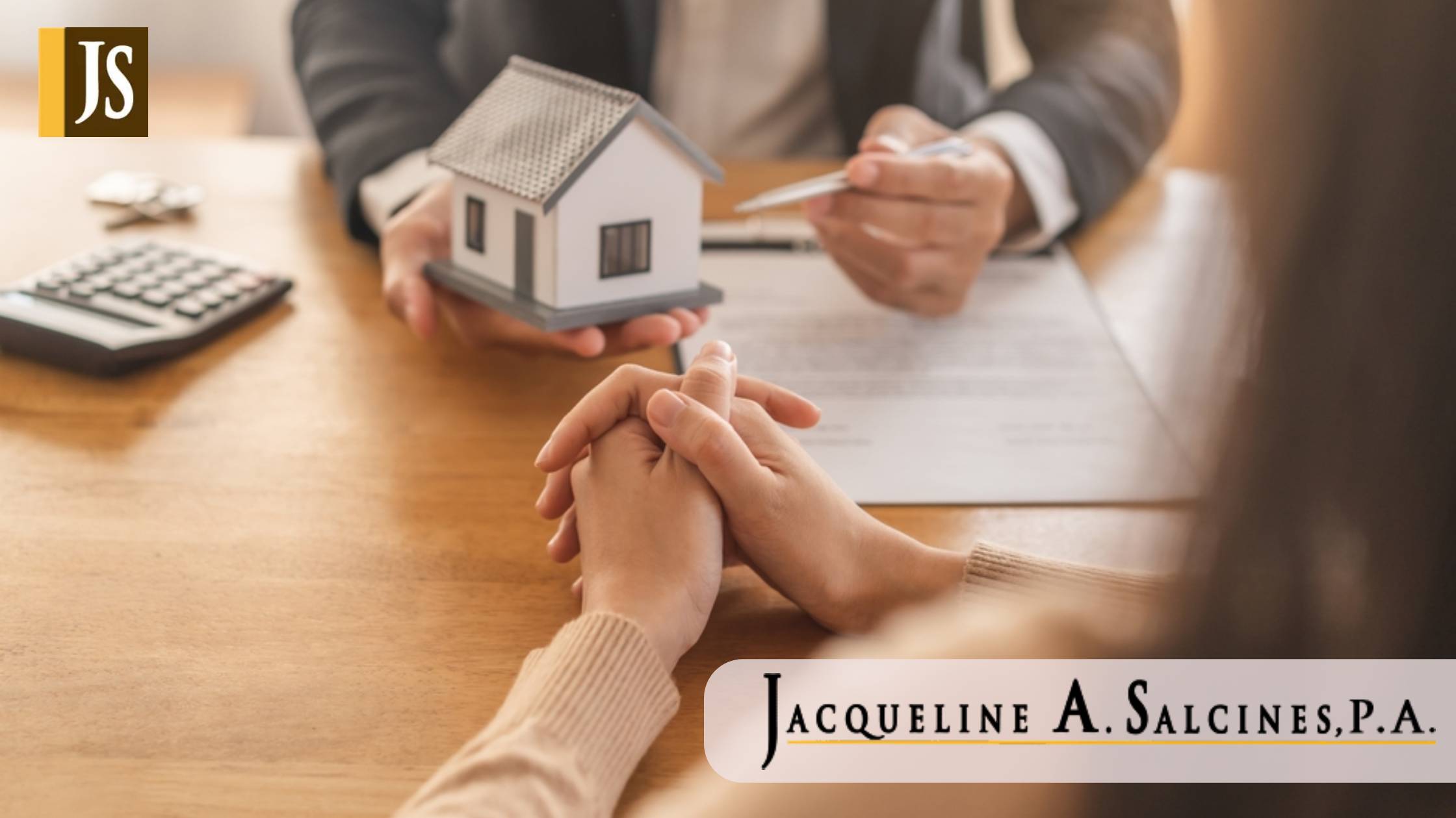 Real estate, banker present house model with client before tenant sign contract rental purchase buyer home with landlord