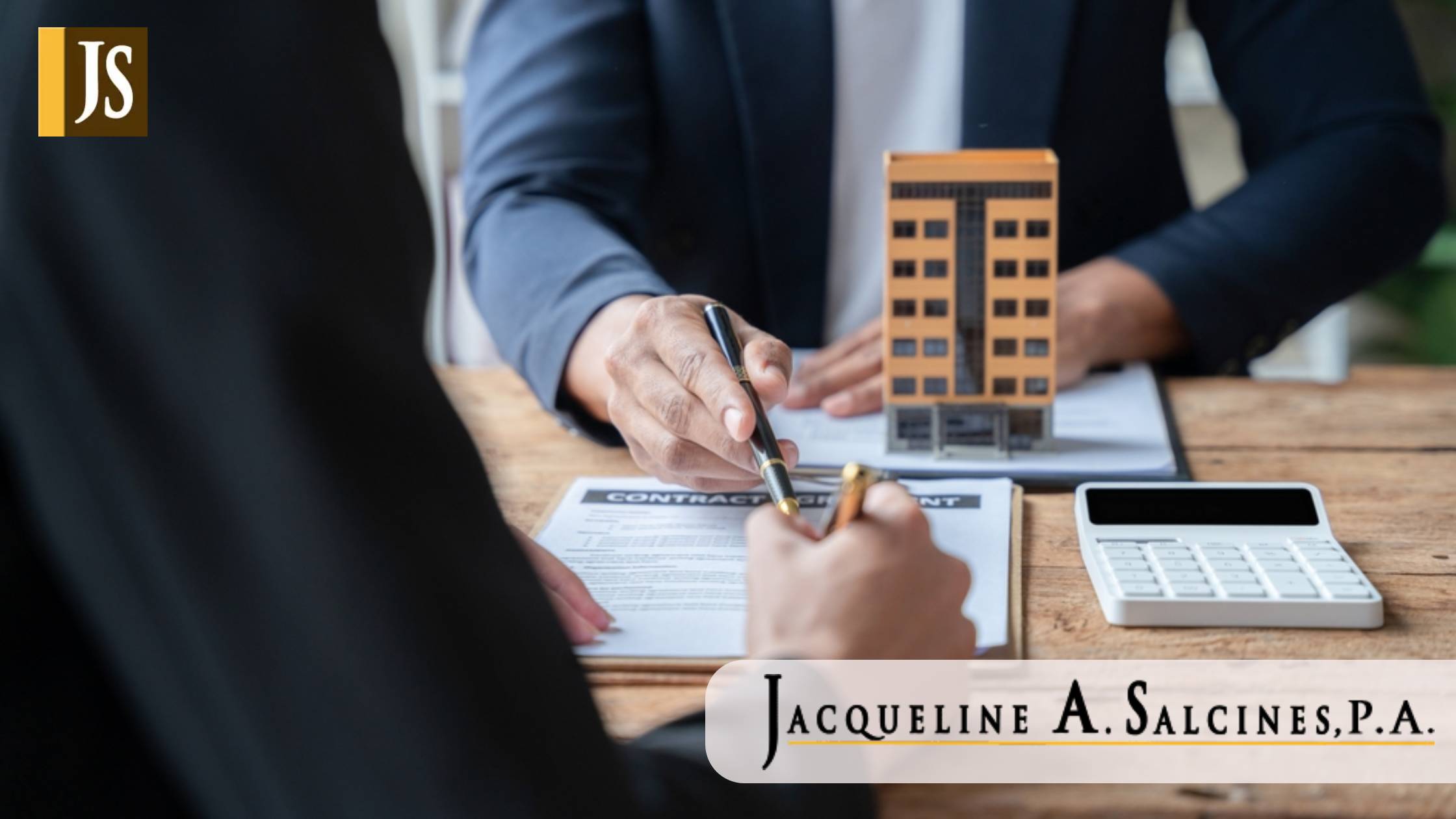 new client after signing agreement contract with approved property application form